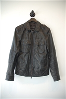 Black Leather All Saints Leather Jacket, size M