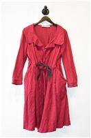 Raspberry Marni Wrap Coat, size 8