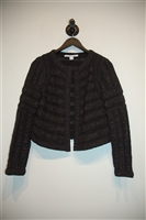 Basic Black Diane von Furstenberg Evening Jacket, size 4