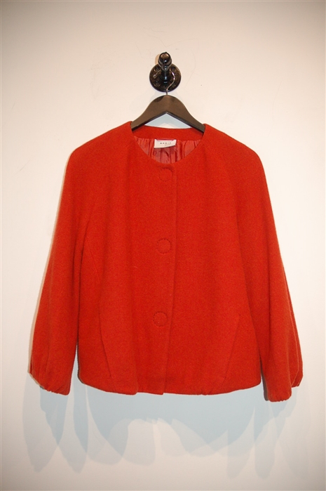 Deep Orange Akris - Punto Jacket, size 8