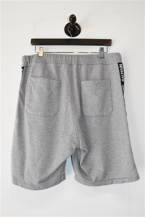 Heather Gray Balmain Shorts, size 38