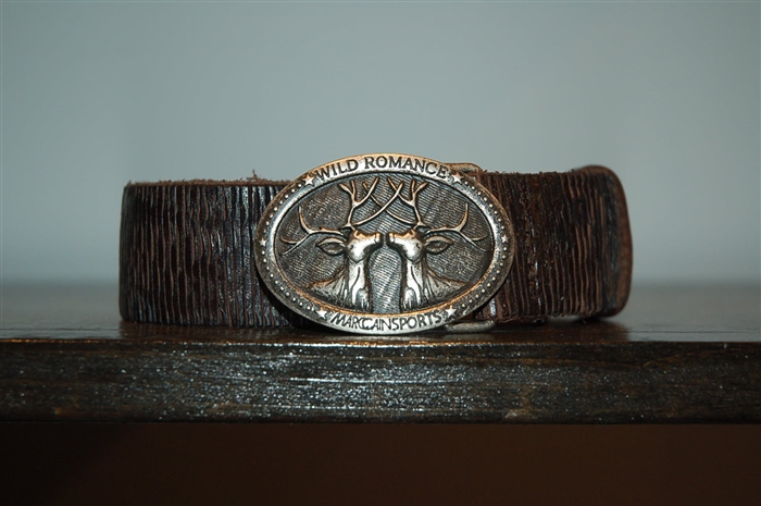 Dark Leather Marc Cain Belt, size M