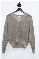Sandy Beige Brunello Cucinelli Pullover, size XS