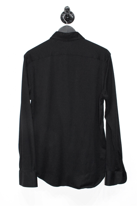 Basic Black Corneliani Button Shirt, size S