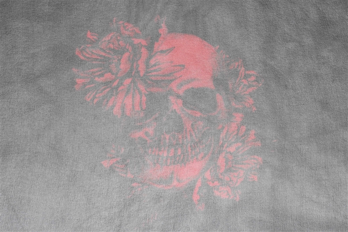 Black & Red Alexander McQueen Silk Scarf, size O/S