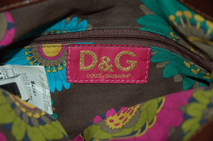 Dark Leather D&G - Dolce & Gabbana Hobo, size M
