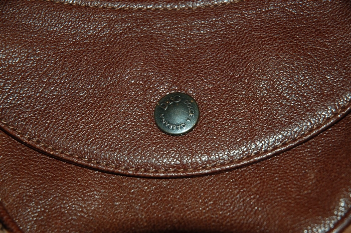 Dark Leather D&G - Dolce & Gabbana Hobo, size M