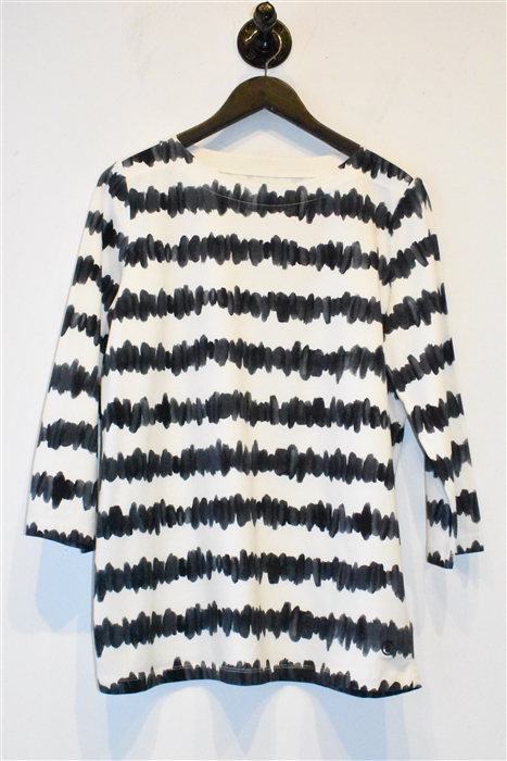 White Stripe Bogner Pullover, size 12