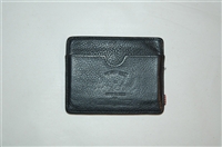 Black Leather Herschel Supply Co Card Case, size O/S