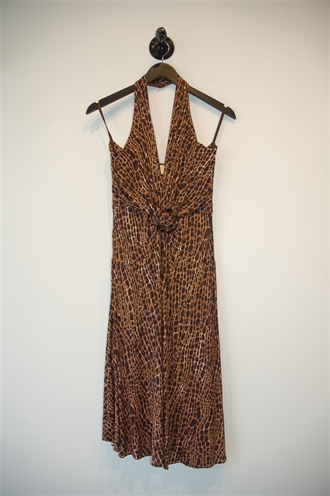 Animal Print Michael Kors Collection Cocktail Dress, size 10