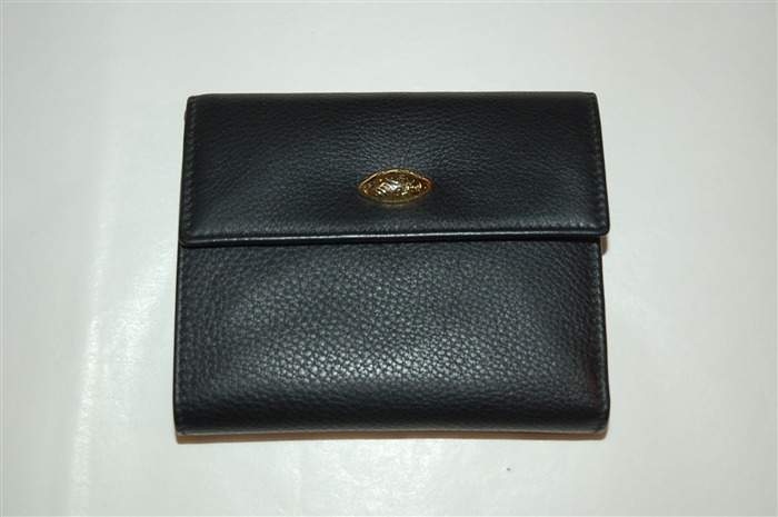 Black Leather Nina Ricci Wallet, size O/S