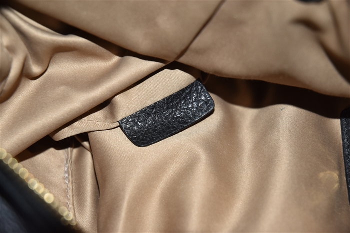 Black Leather Michael Kors Collection Hobo, size M