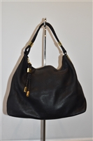 Black Leather Michael Kors Collection Hobo, size M