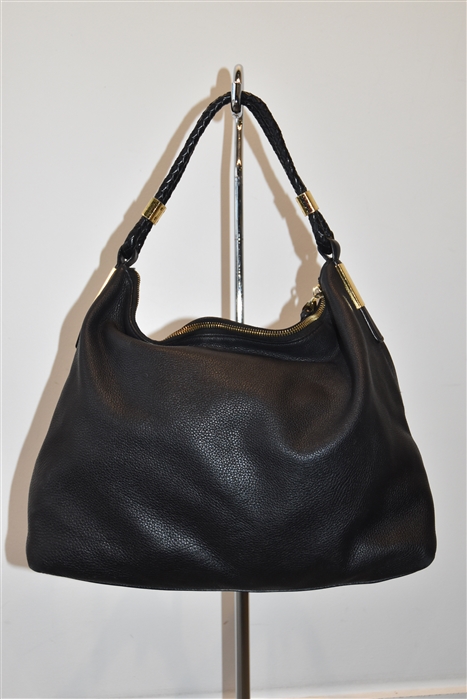 Black Leather Michael Kors Collection Hobo, size M