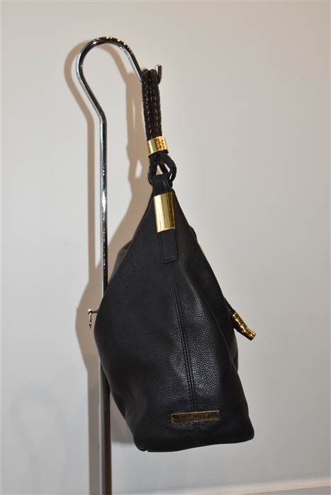 Black Leather Michael Kors Collection Hobo, size M