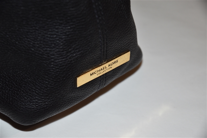 Black Leather Michael Kors Collection Hobo, size M