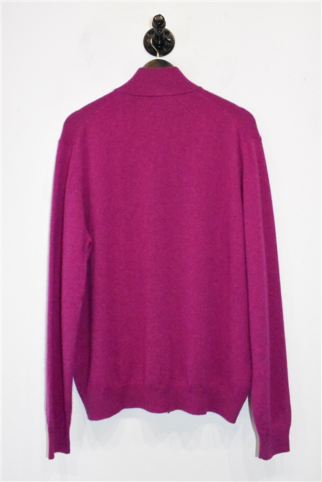 Fuchsia Eredi Pisano Cashmere Sweater, size XL