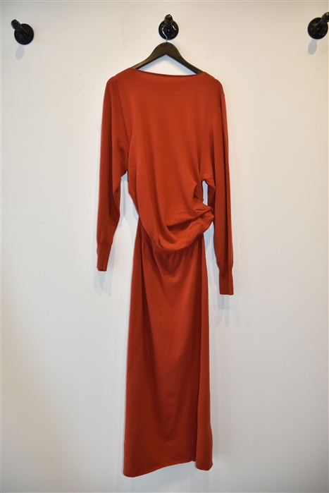 Burnt Orange Jacquemus Maxi Dress, size 4