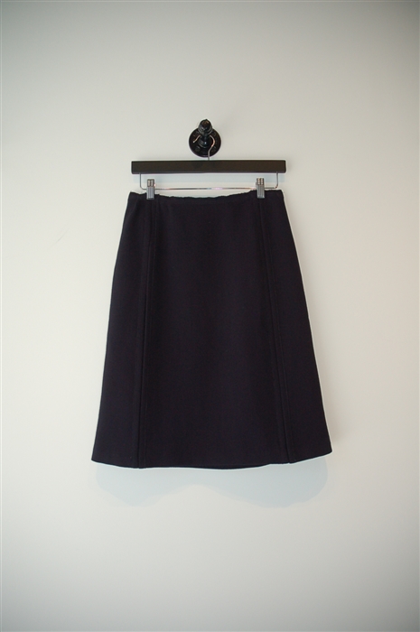 Navy Prada Pencil Skirt, size 8
