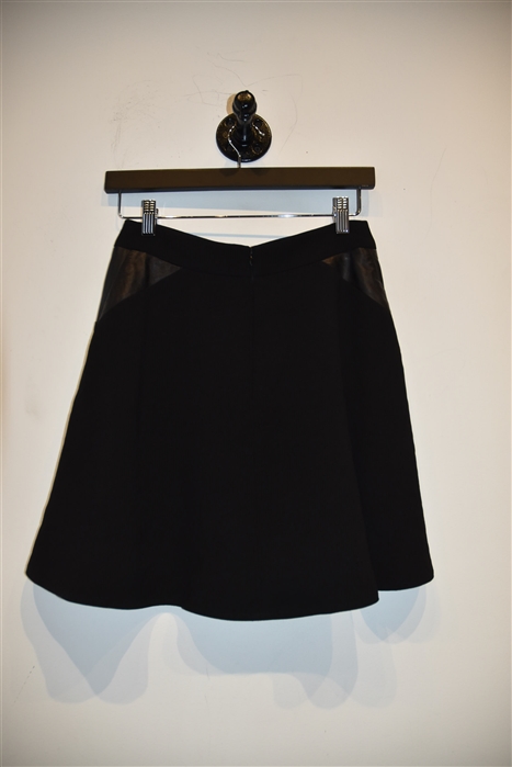 Basic Black The Kooples A-Line Skirt, size S