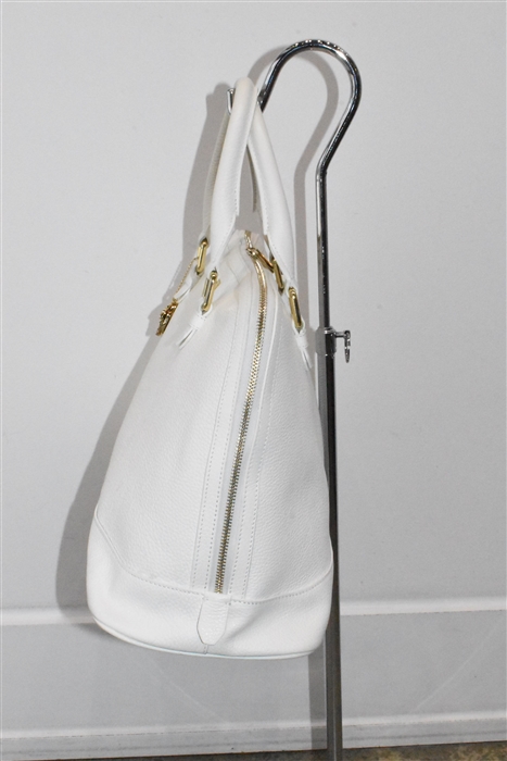 Soft White Versace Collection Satchel, size L