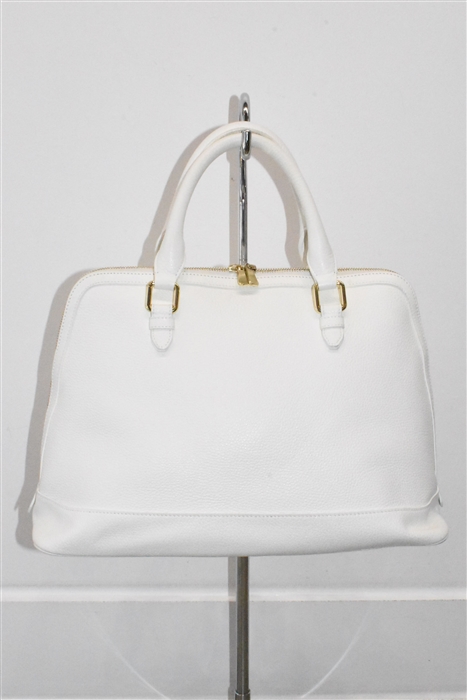 Soft White Versace Collection Satchel, size L