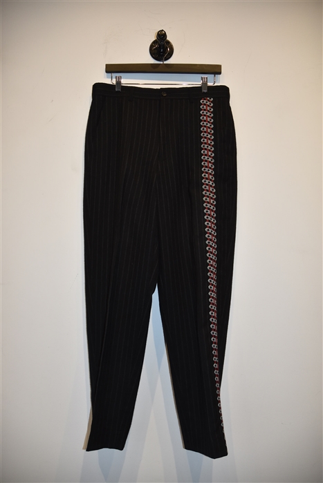 Black Stripe Comme Des Garcons Homme Plus Trousers, size 32