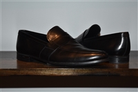 Black Leather Prada Loafer, size 9.5