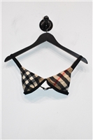 Check Burberry Bikini Top, size S