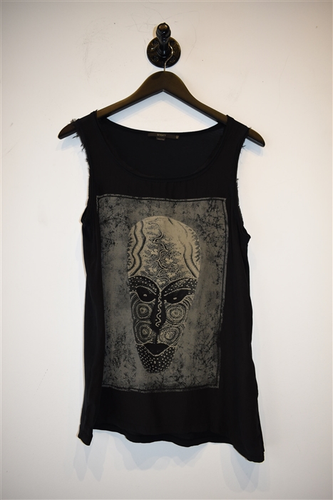 Black Seventy Tank Top, size 6