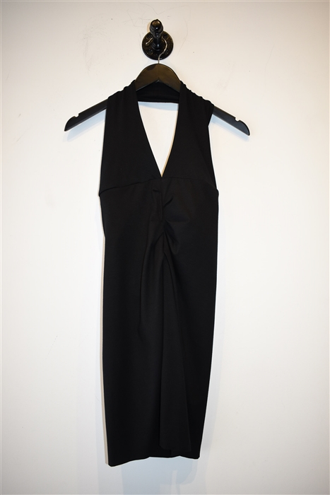 Basic Black Diane von Furstenberg Halter Dress, size XS