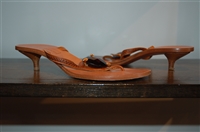 Saddle Brown Michael Kors Collection Sandal, size 7