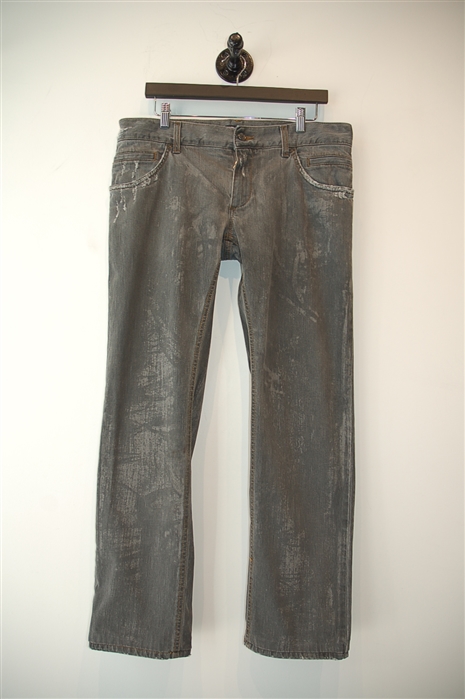 Dark Steel Dolce & Gabbana Denim, size 34