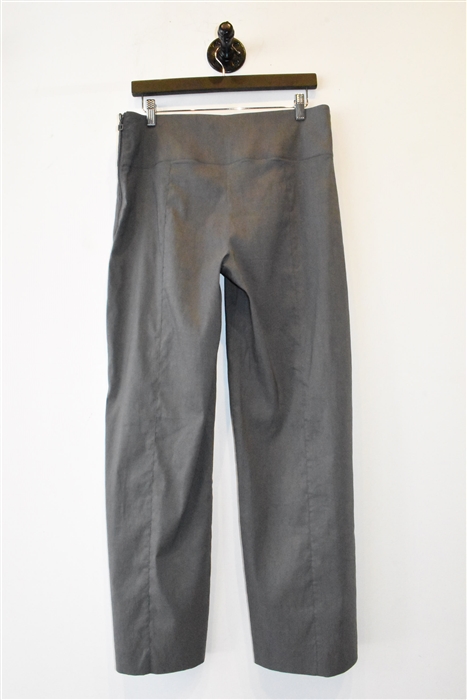 Dark Slate Sarah Pacini Wide-Leg Trousers, size L