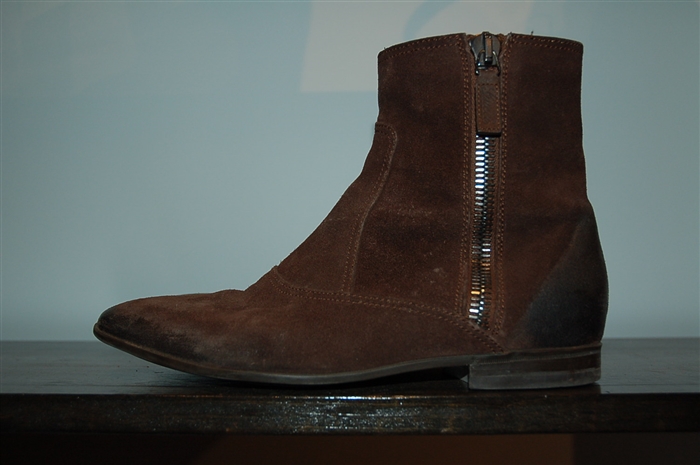 Brown Suede Gucci Ankle Boot, size 7
