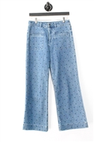 Denim Blue Ulla Johnson Straight Leg Jean, size 27
