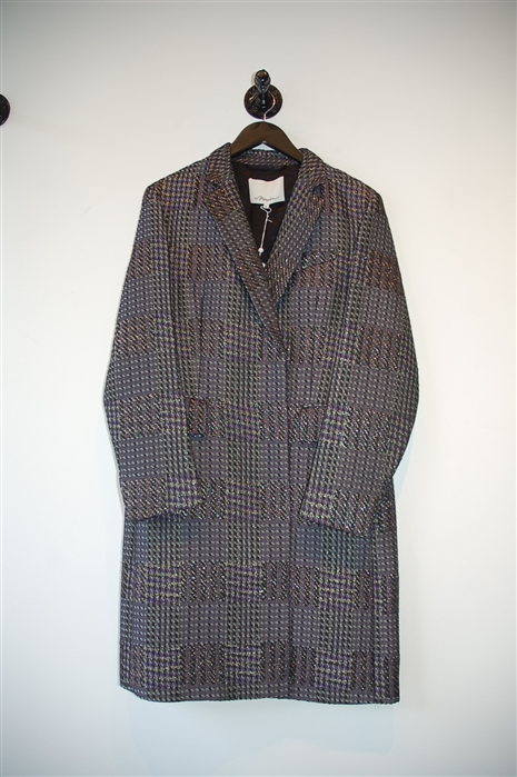 Glen Plaid 3.1 Phillip Lim Coat, size 8