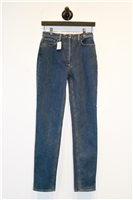 Denim Blue The Row Skinny Jean, size 26