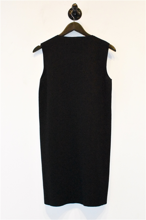 Basic Black Jil Sander Shift Dress, size 8