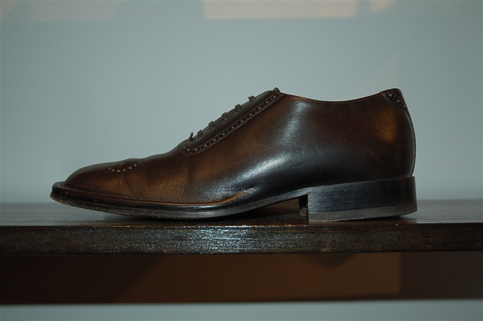 Black Leather Gianni Versace - Vintage Oxford, size 7
