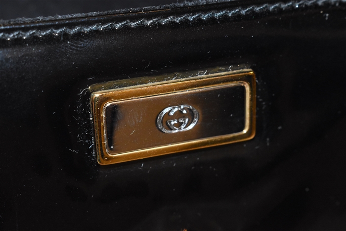 Black Patent Gucci - Vintage Evening Bag, size S
