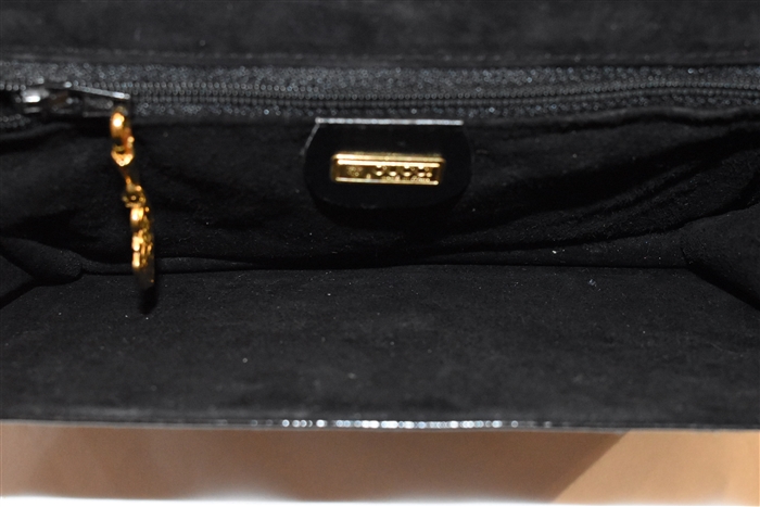 Black Patent Gucci - Vintage Evening Bag, size S