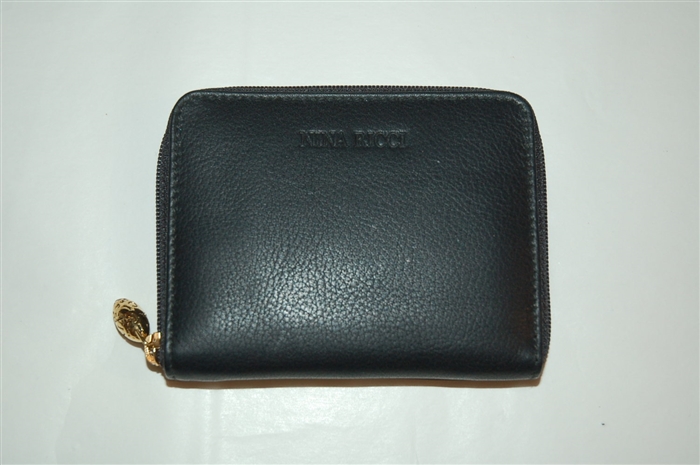 Black Leather Nina Ricci Wallet, size O/S