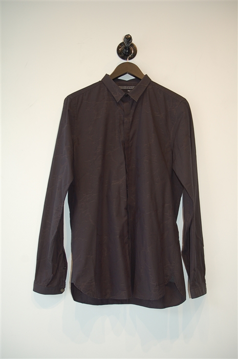 Basic Black The Kooples Button Shirt, size M