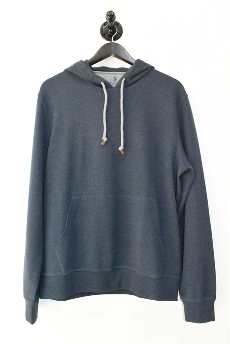 Navy Brunello Cucinelli Hoodie, size S