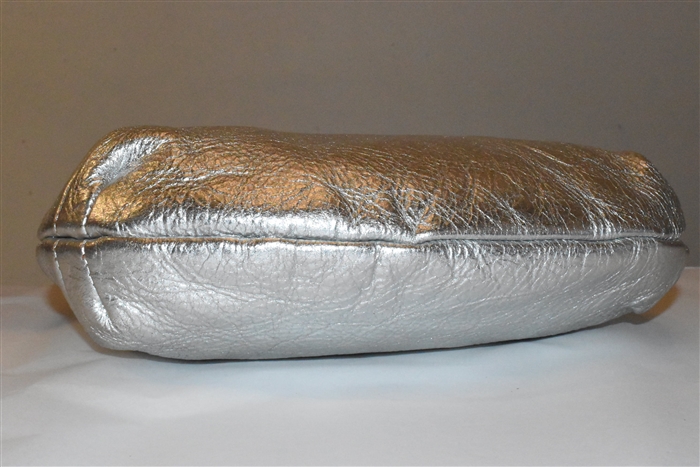 Metallic Silver Marsell Shoulder Bag, size S