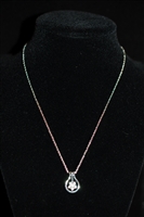 Rhodium Nina Ricci Necklace, size O/S