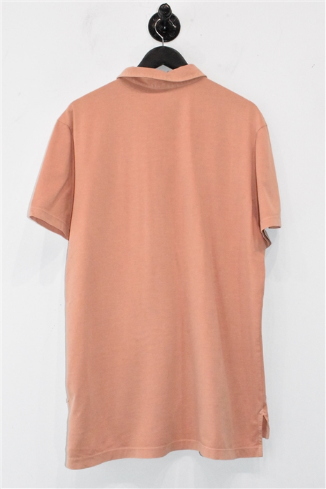Salmon James Perse Polo, size L