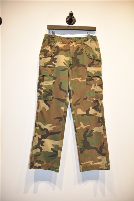 Camouflage R13 Cargo Pants, size 4