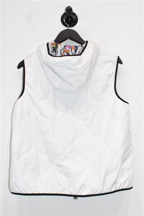 Bright White Marc Cain Padded Vest, size M
